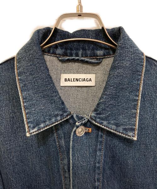 BALENCIAGA（バレンシアガ）BALENCIAGA (バレンシアガ) オーバーサイズデニムジャケット インディゴ サイズ:36の古着・服飾アイテム