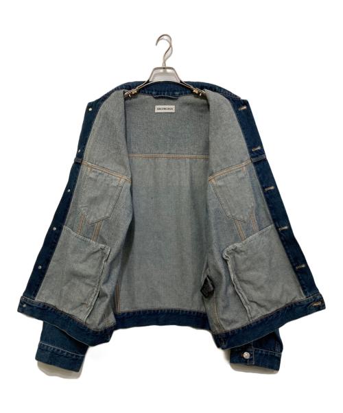 BALENCIAGA（バレンシアガ）BALENCIAGA (バレンシアガ) オーバーサイズデニムジャケット インディゴ サイズ:36の古着・服飾アイテム