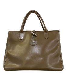 LONGCHAMP（ロンシャン）の古着「ロゾ トートバッグ」｜ブラウン