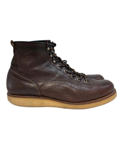 RED WING（レッドウィング）RED WING (レッドウィング) 6inch LINEMAN BOOTS ブラウン サイズ:43の古着・服飾アイテム