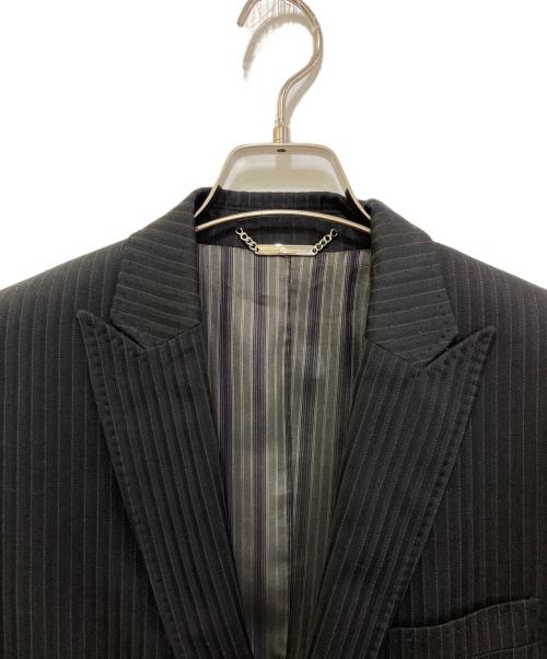 DOLCE & GABBANA（ドルチェ＆ガッバーナ）DOLCE & GABBANA (ドルチェ＆ガッバーナ) シルク混テーラードジャケット ブラック サイズ:46の古着・服飾アイテム