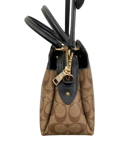 COACH（コーチ）COACH (コーチ) ニ リリー キャリーオール シグネチャー キャンバス　 91494 ブラウンの古着・服飾アイテム