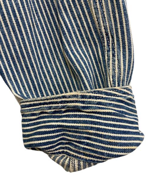 orSlow（オアスロウ）orSlow (オアスロウ) ヒッコリーストライプカバーオール ブルー サイズ:2の古着・服飾アイテム