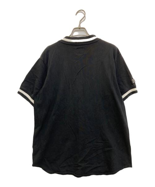 stussy（ステューシー）stussy (ステューシー) ベースボールシャツ ブラック サイズ:Sの古着・服飾アイテム