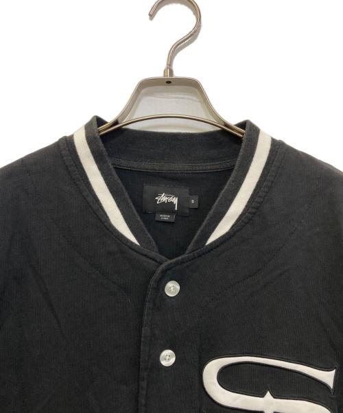 stussy（ステューシー）stussy (ステューシー) ベースボールシャツ ブラック サイズ:Sの古着・服飾アイテム