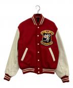 VAN×skookumヴァン×スクーカム）の古着「CUSTOM STADIUM JUMPER」｜ホワイト×レッド