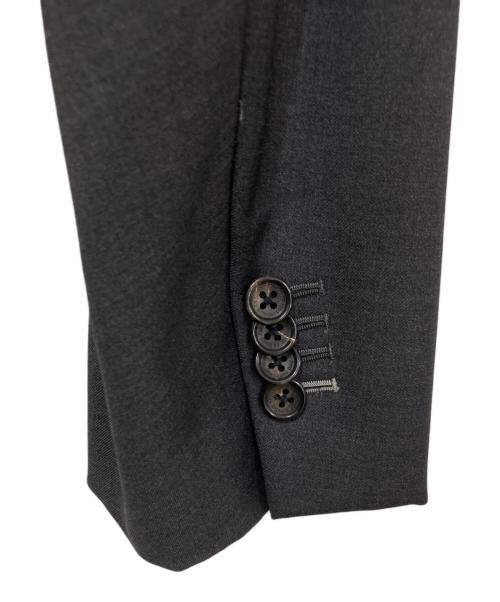 ERMENEGILDO ZEGNA（エルメネジルド・ゼニア）Ermenegildo Zegna (エルメネジルド・ゼニア) 段返り3Bテーラードジャケット グレー サイズ:実寸参照の古着・服飾アイテム