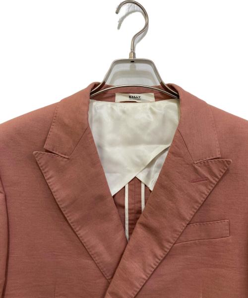 BALLY（バリー）BALLY (バリー) リネンダブルジャケット ピンク サイズ:50の古着・服飾アイテム