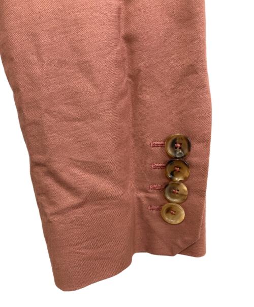 BALLY（バリー）BALLY (バリー) リネンダブルジャケット ピンク サイズ:50の古着・服飾アイテム