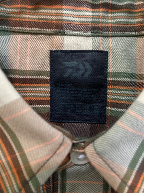 DAIWA PIER39（ダイワ ピア39）DAIWA PIER39 (ダイワ ピア39) TECH REGULAR COLLAR SHIRTS L/S PLAIDS ベージュ サイズ:Sの古着・服飾アイテム