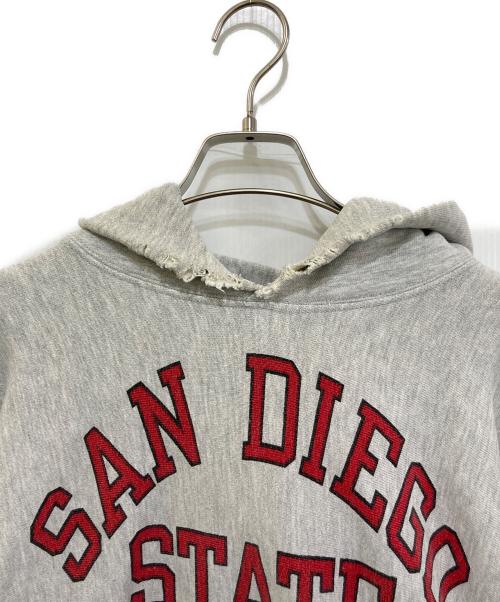 Champion REVERSE WEAVE（チャンピオン リバース ウィーブ）Champion REVERSE WEAVE (チャンピオン リバース ウィーブ) 80`sリバースウィーブパーカー グレー サイズ:LARGEの古着・服飾アイテム