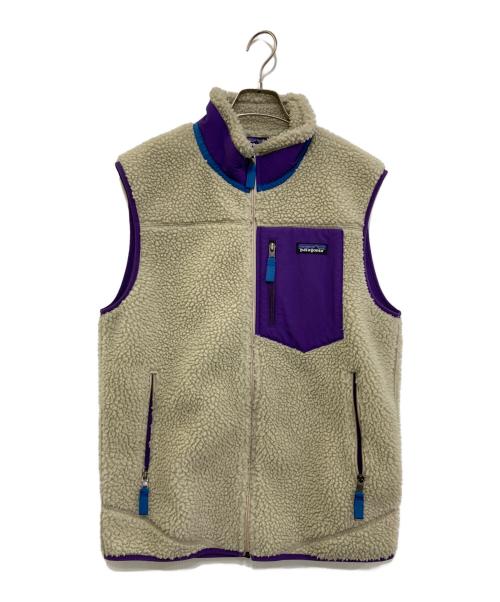 Patagonia（パタゴニア）Patagonia (パタゴニア) CLASSIC RETRO-X VEST　23048 パープル サイズ:Mの古着・服飾アイテム