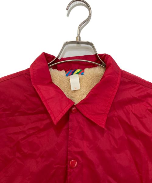 is-ness（イズネス）is-ness (イズネス) COACH JACKET TECHNO レッド サイズ:Mの古着・服飾アイテム