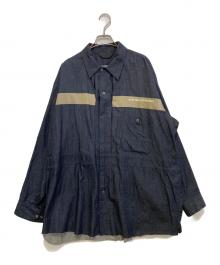 Essay（エッセイ）の古着「CUT OFF JUMPSUIT」｜ネイビー