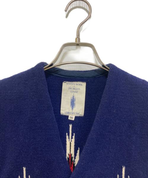 modernwork（モダンワーク）modernwork (モダンワーク) TRUJILLO'S (トルフィリオス) チマヨベスト ネイビー サイズ:36の古着・服飾アイテム