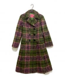 Kate Spade（ケイトスペード）の古着「ウールチェスターコート」｜グリーン