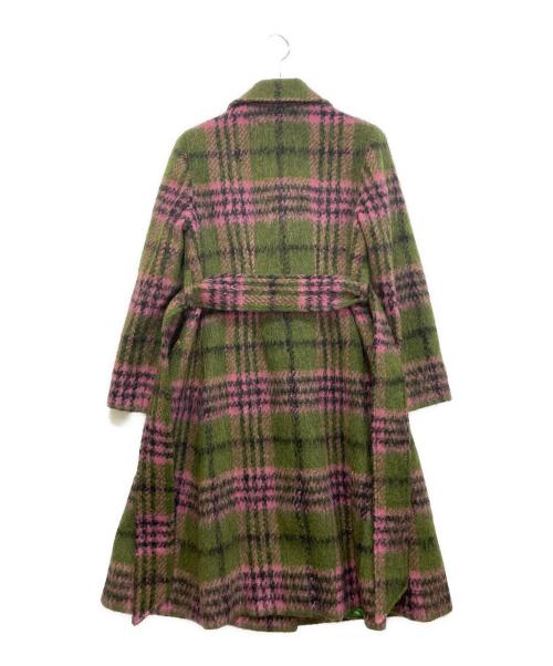 Kate Spade（ケイトスペード）Kate Spade (ケイトスペード) ウールチェスターコート グリーン サイズ:XSの古着・服飾アイテム