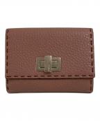 FENDIフェンディ）の古着「セレリア ピーカブー ウォレット 8M0359」｜ピンク