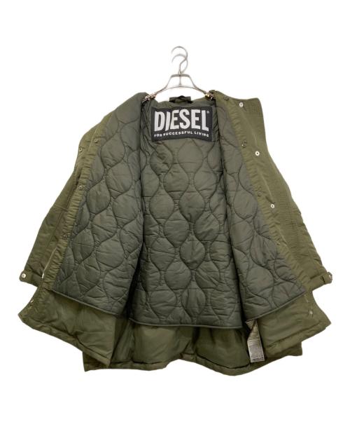 DIESEL（ディーゼル）DIESEL (ディーゼル) ライナー付モッズコート　A00781-W-FLORES オリーブ サイズ:Mの古着・服飾アイテム
