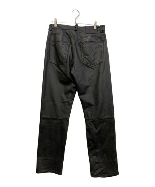 Calvin Klein Jeans（カルバンクラインジーンズ）Calvin Klein Jeans (カルバンクラインジーンズ) レザーパンツ ブラック サイズ:32の古着・服飾アイテム