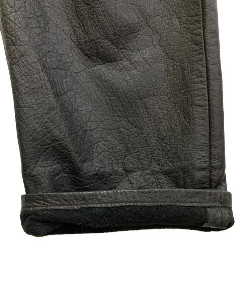 Calvin Klein Jeans（カルバンクラインジーンズ）Calvin Klein Jeans (カルバンクラインジーンズ) レザーパンツ ブラック サイズ:32の古着・服飾アイテム