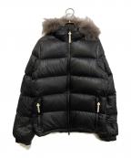 TATRASタトラス）の古着「ラクーンファーダウンジャケット」｜ブラック