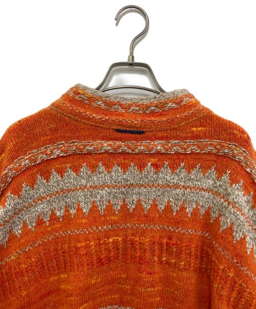 45R（フォーティファイブ・アール）45R (フォーティファイブ・アール) フェアアイルコットンニット オレンジ サイズ:サイズ表記なしの古着・服飾アイテム