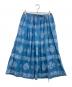 45R (フォーティファイブ・アール) インドカディの908ブロックプリント縞フラワースカート　70540022 ブルー サイズ:-：23000円