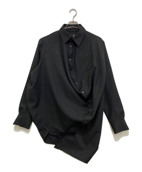 ANREALAGE（アンリアレイジ）ANREALAGE (アンリアレイジ) BALL SHIRT ブラック サイズ:50の古着・服飾アイテム