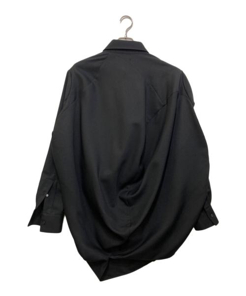 ANREALAGE（アンリアレイジ）ANREALAGE (アンリアレイジ) BALL SHIRT ブラック サイズ:50の古着・服飾アイテム