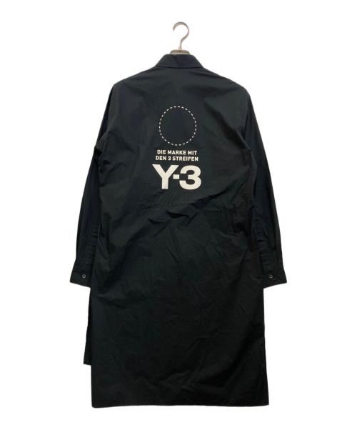Y-3（ワイスリー）Y-3 (ワイスリー) STACKED LOGO LG SHIRT ブラック サイズ:XSの古着・服飾アイテム
