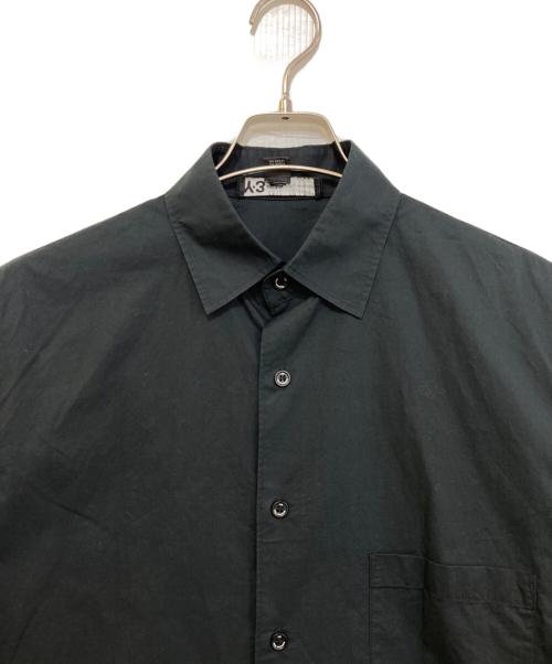 Y-3（ワイスリー）Y-3 (ワイスリー) STACKED LOGO LG SHIRT ブラック サイズ:XSの古着・服飾アイテム