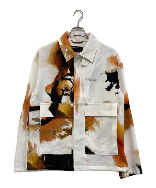 Y-3（ワイスリー）Y-3 (ワイスリー) AOP SPORT UNIFORM COACH JACKET ホワイト サイズ:XSの古着・服飾アイテム