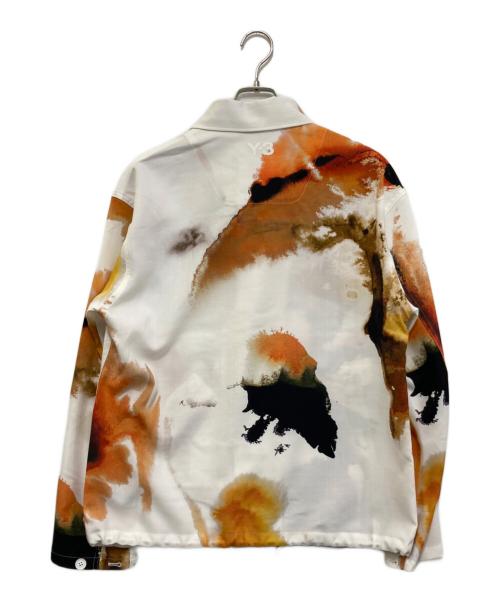 Y-3（ワイスリー）Y-3 (ワイスリー) AOP SPORT UNIFORM COACH JACKET ホワイト サイズ:XSの古着・服飾アイテム