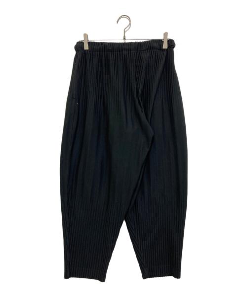 HOMME PLISSE ISSEY MIYAKE（オム プリッセ イッセイ ミヤケ）HOMME PLISSE ISSEY MIYAKE (オム プリッセ イッセイ ミヤケ) BASICプリーツパンツ ブラック サイズ:1の古着・服飾アイテム