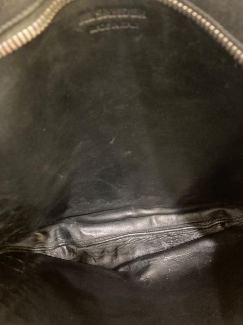 JIL SANDER（ジルサンダー）JIL SANDER (ジルサンダー) レザーショルダーバッグ ブラックの古着・服飾アイテム