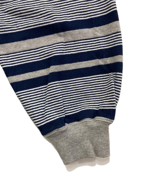 everyone（エブリワン）everyone (エブリワン) border long sleeve tee グレー サイズ:XLの古着・服飾アイテム