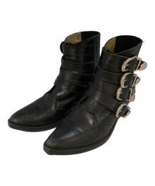 TOGA ARCHIVES（トーガアーカイブス）の古着「メタルカウボーイブーツ」｜ブラック