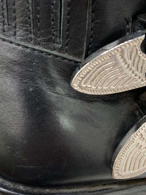 TOGA ARCHIVES（トーガアーカイブス）TOGA ARCHIVES (トーガアーカイブス) メタルカウボーイブーツ ブラック サイズ:36の古着・服飾アイテム