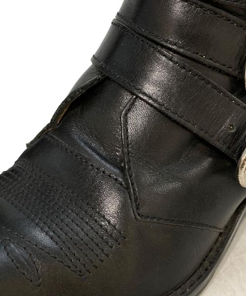 TOGA ARCHIVES（トーガアーカイブス）TOGA ARCHIVES (トーガアーカイブス) メタルカウボーイブーツ ブラック サイズ:36の古着・服飾アイテム