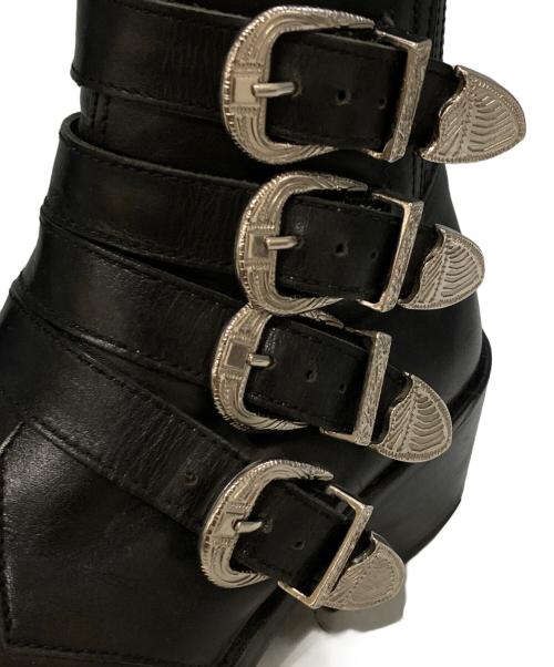TOGA ARCHIVES（トーガアーカイブス）TOGA ARCHIVES (トーガアーカイブス) メタルカウボーイブーツ ブラック サイズ:36の古着・服飾アイテム