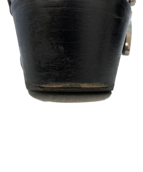 TOGA ARCHIVES（トーガアーカイブス）TOGA ARCHIVES (トーガアーカイブス) メタルカウボーイブーツ ブラック サイズ:36の古着・服飾アイテム