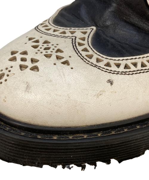 PRADA（プラダ）PRADA (プラダ) レイヤーウィングチップブーツ ホワイト サイズ:7の古着・服飾アイテム