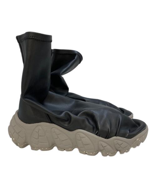 glamb（グラム）glamb (グラム) High Cut Drape Sneakers ブラック サイズ:サイズ表記なしの古着・服飾アイテム