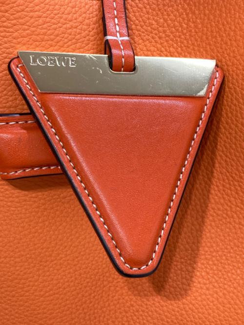 LOEWE（ロエベ）LOEWE (ロエベ) Barcelona Tote オレンジの古着・服飾アイテム
