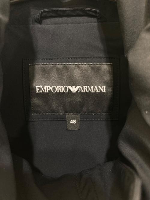 EMPORIO ARMANI（エンポリオアルマーニ）EMPORIO ARMANI (エンポリオアルマーニ) TRAVEL ESSENTIAL COAT ブラック サイズ:48の古着・服飾アイテム