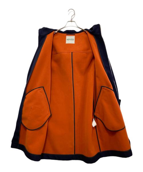 KENZO（ケンゾー）KENZO (ケンゾー) ナイロン切替コート ネイビー サイズ:48の古着・服飾アイテム