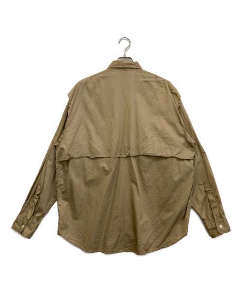 UNFIL（アンフィル）UNFIL (アンフィル) ワークシャツ　WSZP-UM214 ベージュ サイズ:5の古着・服飾アイテム