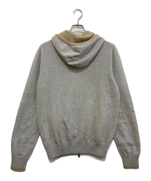 FEDERI（フェデリ）FEDERI (フェデリ) カシミヤニットジップパーカー グレー サイズ:Mの古着・服飾アイテム