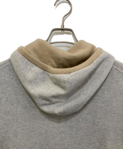 FEDERI（フェデリ）FEDERI (フェデリ) カシミヤニットジップパーカー グレー サイズ:Mの古着・服飾アイテム